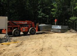 Final load of panels