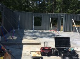 End of 2nd day - tools being packed to head home